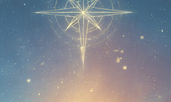 Person standing at a crossroads with a glowing compass symbolizing attitude guiding life direction.