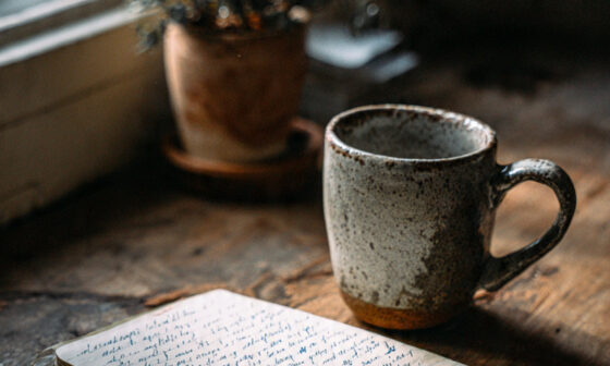 A quiet everyday scene symbolizing gratitude, personal growth, and contentment with one’s own journey