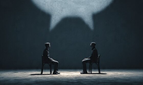 Minimalist living room representing the "Internal Roommate" concept.