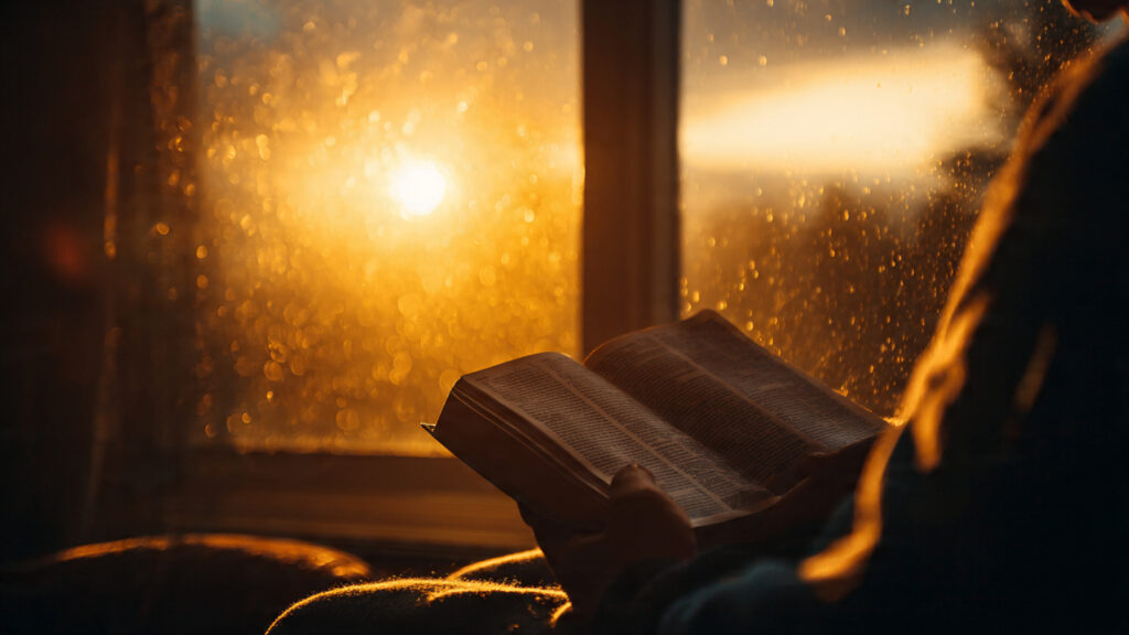 person studying the Bible to grow in knowledge and strengthen faith