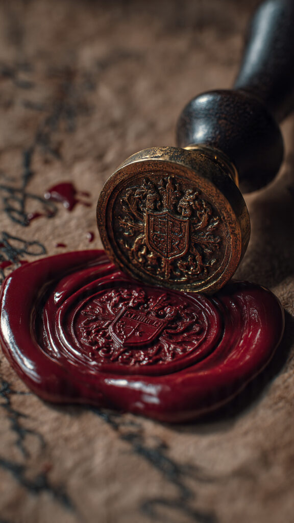 A signet ring sealing a document, representing the authority and Lordship of God over a believer's life.