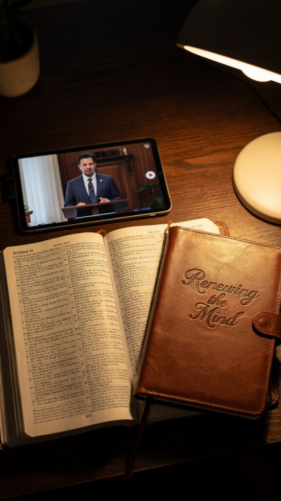 The Man of God, Pastor Chris Oyakhilome, teaching on the difference between the spirit and the mind.